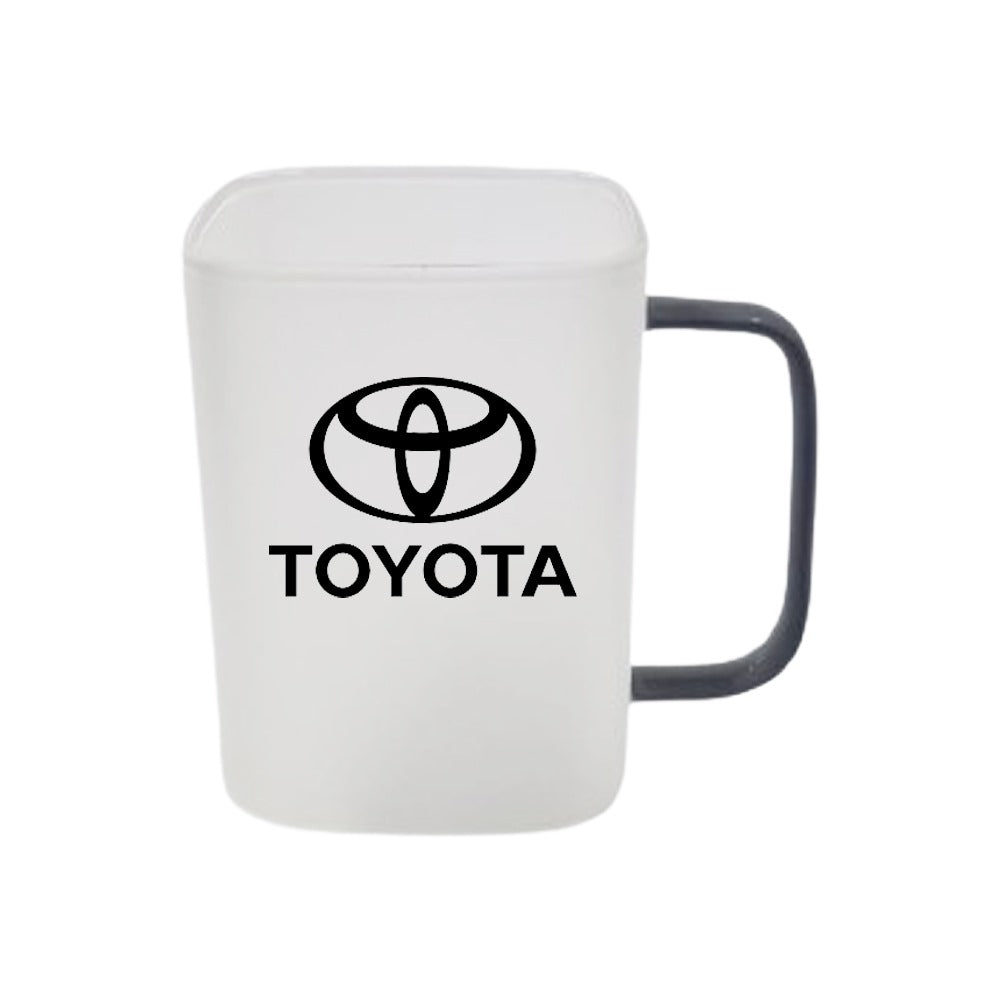 subtle grey handle WHITE MUG